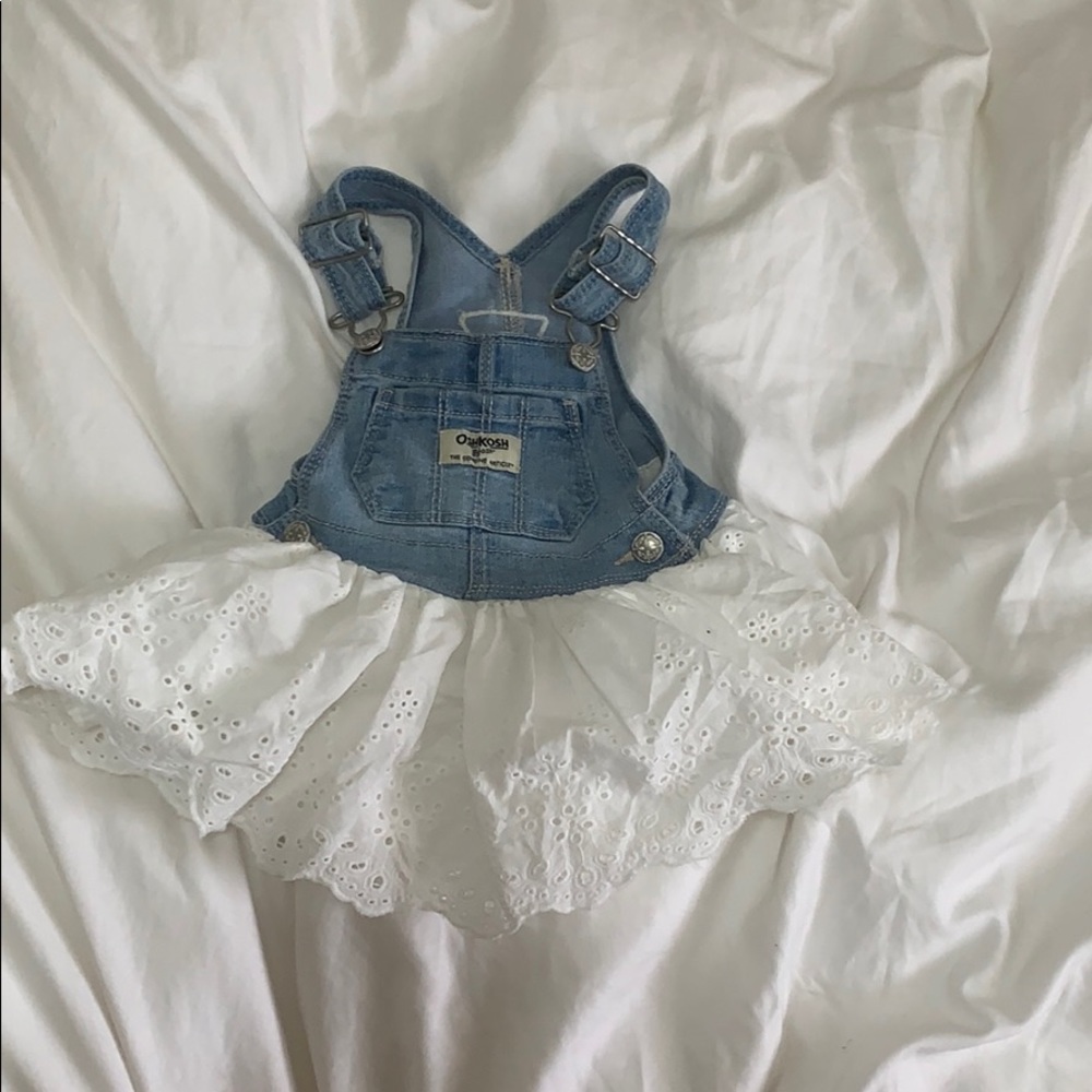Denim eye let dress